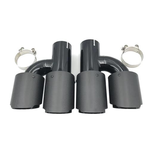 Tuyaux de queue de voiture carbone 63mm pour remplacer un embout usé