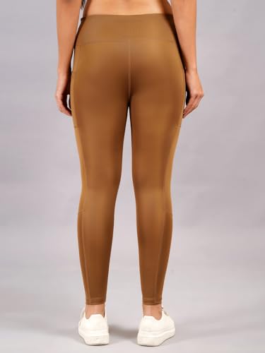 Image of NEVER LOSE Thick High Waist Yoga Pants with Pockets, Tummy Control Workout Running Yoga Leggings for Women