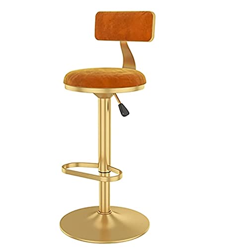 Tabourets de bar réglables avec vérin à gaz fluide, lot de 3 chaises pivotantes design moderne