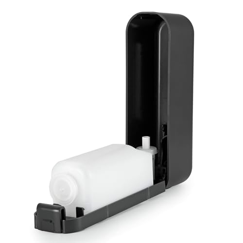 Naroote Dispensador de Manual Montado en la Pared Transparente de 300ml para Baño, Contenedor de Gel de Ducha para Hotel en Casa (Black) Naroote Dispensador de Manual Montado en la Pared Transparente de 300ml para Baño, Contenedor de Gel de Ducha para Hotel en Casa (Black)