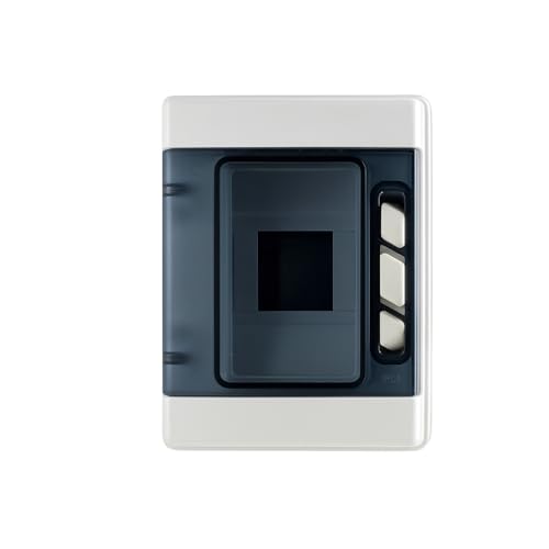 Elektro Butler Boîte à fusibles en saillie IP65 - Étanche et étanche à la poussière - Boîte de distribution en saillie - Accessoires inclus - Boîte de distribution robuste (1 rangée 4 modules)