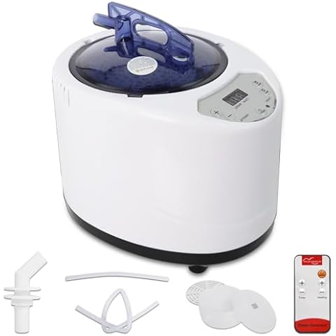 Swess 2.6L Sauna Steamer Machine, Portable Steam Generator Sauna Steamer with Remote Control, Sauna Steamer Pot for Home Shower Spa 1000w Cover