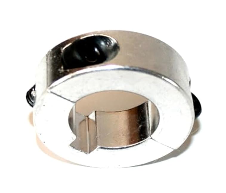 4-1 Axle Lock Collar Double Split Clamp Bearing Collars Aluminum Sprocket Hub Locks for Go Kart Racing Mini-Bike Shaft Drift Trike and Many Other Uses