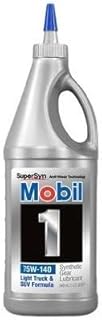 Mobil 1 102490 75W-140 Synthetic Gear Lube - 1 Quart