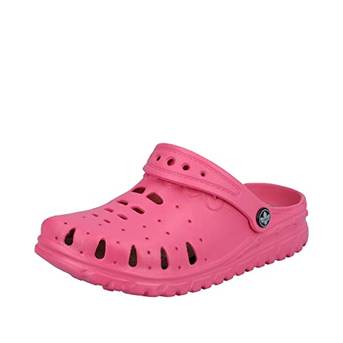 Rieker Damen Clogs P6275-32 rosa Gr. M