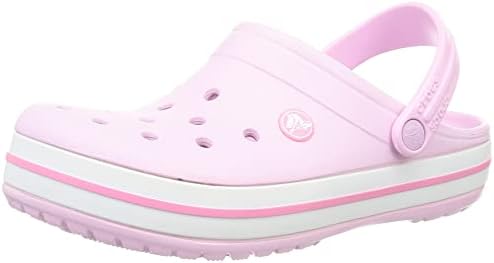 Crocs Unisex-Child Crocband Clogs (Todder Shoes), Ballerina Pink, 10 Toddler