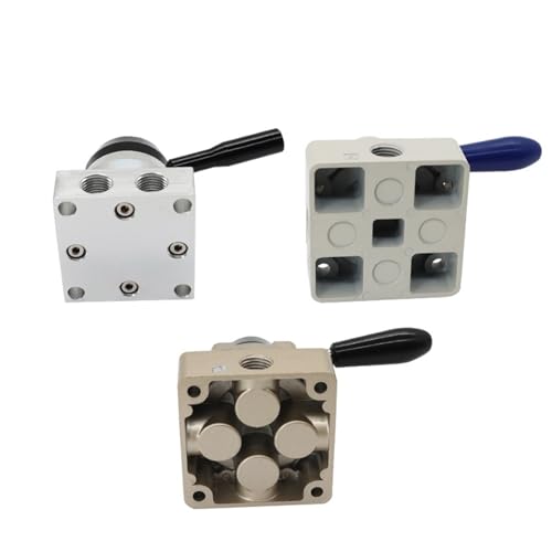 Válvula manual de control direccional K34R6-8D con conector de 8mm de tres vías 7