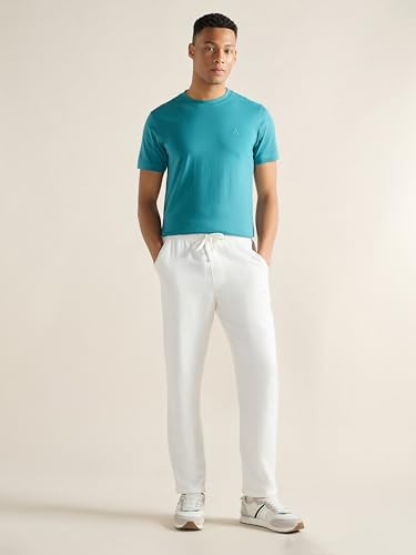 Image of Clans & Hans Men's Super Combed Cotton T Shirt, Regular Fit Round Neck Tshirt, Half Sleeves, Plain T-Shirt for Men