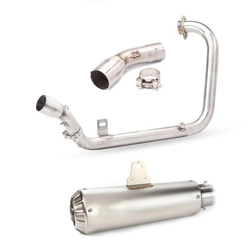 Silencieux Kawasaki Z250SL avec tuyau d'échappement en inox