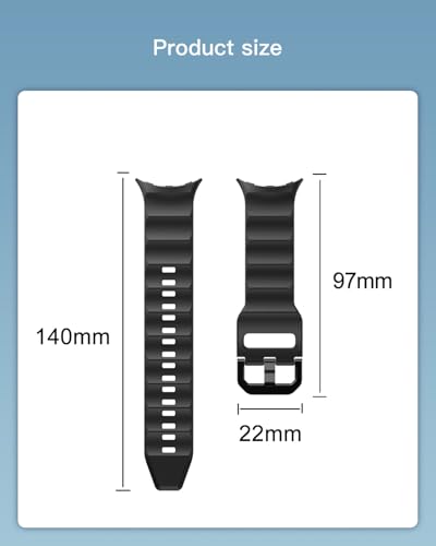 Correa de silicona deportiva para Google Pixel Watch 45mm miniatura 5
