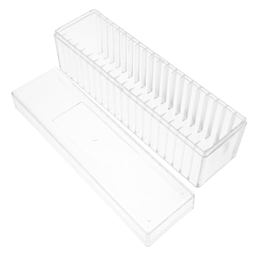 Caja transparente para 20 monedas de plástico Lurrose miniatura 1