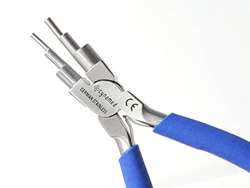 Cynamed BL-03 German Heavy Duty - 6-In-1 Bail-Making Pliers, Loop Sizes 2 – 9 Millimeters, Jewelry Making Supplies thumb #3