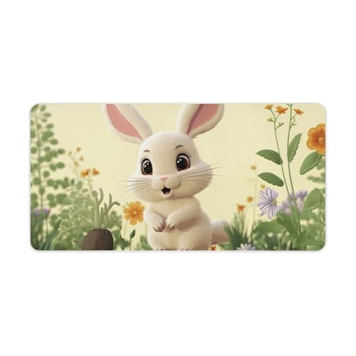 Tapis de souris antidérapant lapin pour stabiliser le bureau