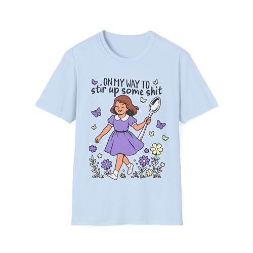 T-shirt unisexe inscription humour noir en coton noir et blanc moderne
