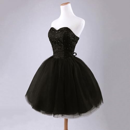 Short Prom Dresses for Women Ball Gown Beaded Sweetheart Homecoming Dresses Tulle A Line Party Dresses2