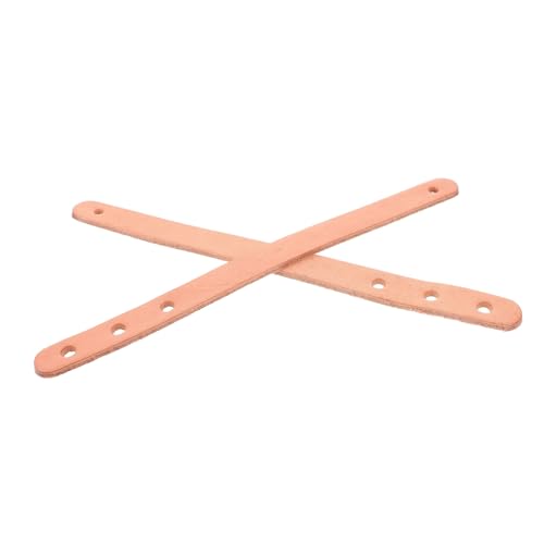 Mikikit Billiard Net Belt Snooker Ball Track Billiard Table Slide 2pcs Leather Belt for Snooker Pool