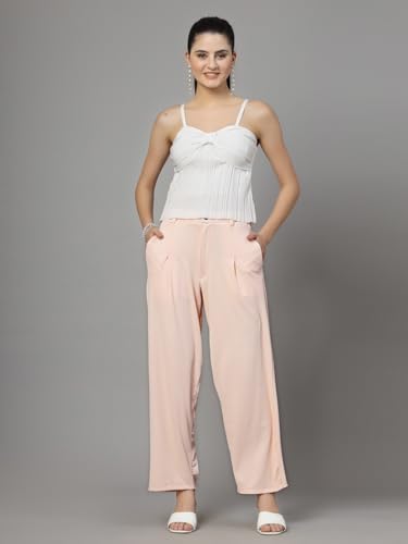 Image of UZARUS Women's Relax Fit Trouser 2 Pockets Baggy Pants