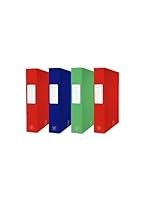 Pigna, Box mit 4 LUX-Dokumentenmappen mit Gummiband, Projektmappe D5