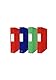 Pigna, Box mit 4 LUX-Dokumentenmappen mit Gummiband, Projektmappe D5