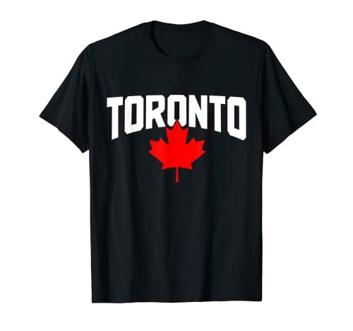 Toronto Ontario Canada Maple Leaf Orgullo canadiense Est. 1834 Camiseta