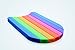 Produktbild COMFY® KICK Schwimmbrett, Kickboard, Schwimmhilfe, Auftriebshilfe in Regenbogenfarben 48 x 30 cm