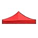 MHYNLMW Tente de Remplacement à Couvert extérieur de canopée extérieur 3x4.5m UV Couverture étanche de Gazebo gazonique (Color : Red)