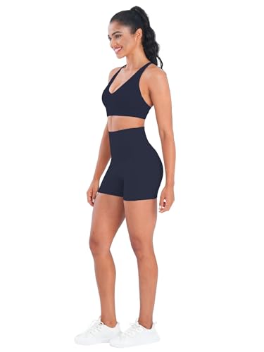 Image of Sunzel Strappy V Neck Criss Cross Back Sports Bra for Women | Removable Pads, Buttery Soft, Four-Way Stretch, Criss Cross Back, V Neck Contour Fit, Medium-Light Support, Yoga Workout Gym