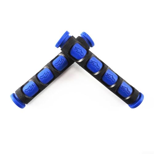 Funda de mango de freno de silicona de calidad, cubierta de agarre de goma antideslizante para bicicleta, bicicleta eléctrica, motocicleta, funda protectora de palanca, 9,5 cm de longitud, 1 par (azul