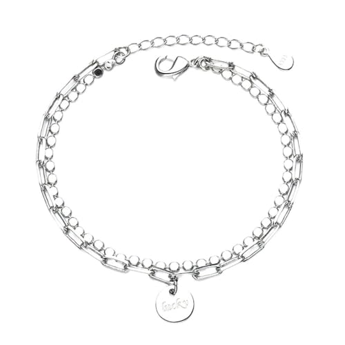 Bracelet de perle ronde double couche QYYZTHX design élégant