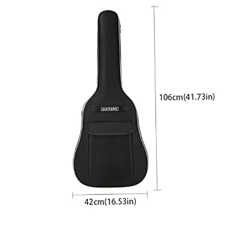 NOPEILVI Sac de Guitare, Sacs de Guitare réglables, Sac de gignitare Gigguitar Case réglable Gig Acoustique Soft… - Les Beatles, Paul McCartney, John Lennon, RIngo Starr, George Harrison NOPEILVI Sac de Guitare, Sacs de Guitare réglables, Sac de gignitare Gigguitar Case réglable Gig Acoustique Soft… – Image 3