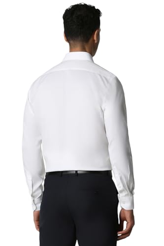 Image of Van Heusen Men Cotton Regular Fit Solid Full Sleeves Formal Shirt