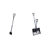 Snow Joe SJEG700 7-Inch Impact Reducing Steel Ice Chopper & Joe SJ-SHLV01 18-in Strain-Reducing Snow Shovel w/Spring Assisted Handle, Blue