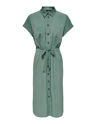 ONLY Blusenkleid mit Bindegürtel