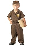 Little Boys' UPS Guy Costume Large (4-6)