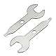 SEIWEI Spannzangenschlüssel - 3/8 Zoll 9.5mm Schlüssel Schraubenschlüssel für Multifunktionswerkzeug, Edelstahl, 2stk