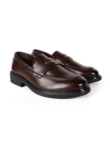 Image of Monkstory Cosmopolitan Gold Embellished Penny Loafers