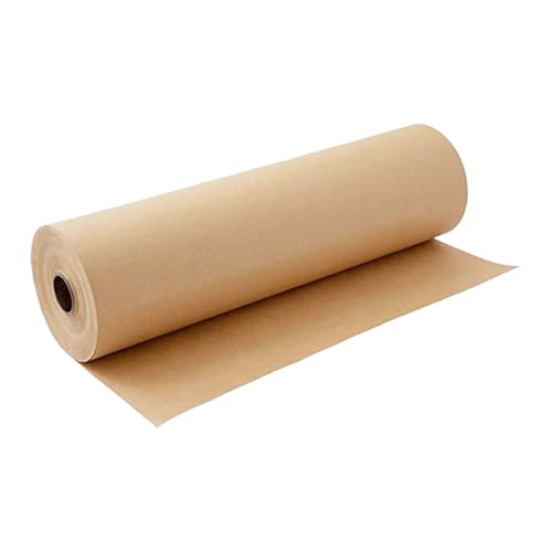HOMSFOU Kraft Paper Roll Kraft Packaging Roll 30meters DIY Art Craft Wrapping Paper for Present Wrapping