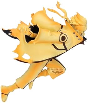 Banpresto Naruto Uzumaki Vi Naruto Shippuden Action Figure - Vibration Stars 17cm - BP28898P Multicolor - Collectible Figure - Great for Anime Fans