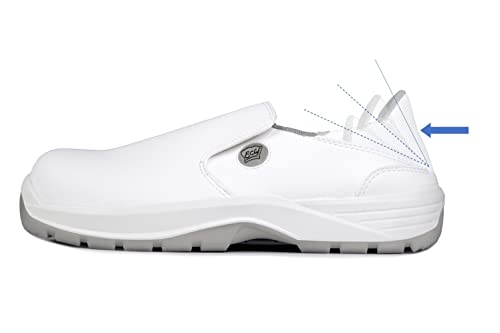 EuroRoutier E-Chef Veneto Hybrid Blanc - Certifié CE en ISO 20345:2011 S2 SRC (Numeric_39)