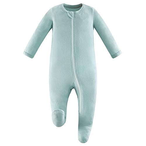 Image of Owlivia Rayon Made from Bamboo Baby Boy Girl Sleep 'N Play, Zip Front Non-Slip Footed Sleeper Pajamas
