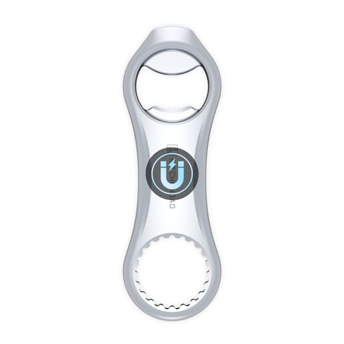 KITCHENDAO Magnetic Beer Bottle Opener for Refrigerator, Twist-off/Pry-off Opener, Pop-can Opener, Heavy Duty Steel Die-Cast Construction with Magnets, Stick to Fridge for Easy Storage, Gift for Men