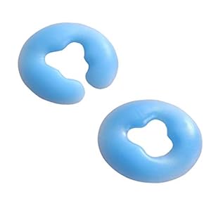 kokiya 2 Stuks Siliconen Massage Gezichtskussen Hoofdsteun Gezichtskussen voor Massagetafel Salon Spa