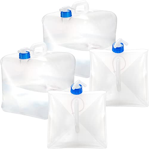 Cedilis 2 Pack Collapsible Water Container with Spigot