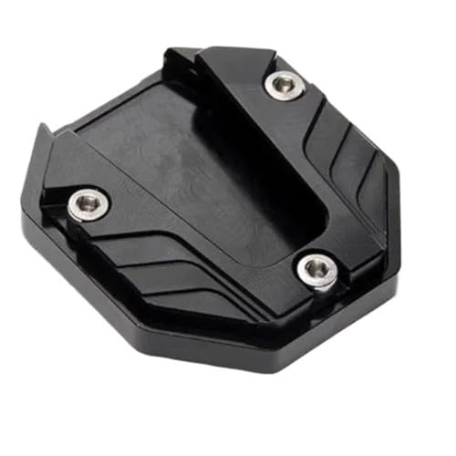 Support latéral de moto plaque extension de béquille élargisseur noir