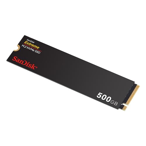 SanDisk Extreme 500GB M.2 NVMe SSD, Internal SSD, PCIe Gen4.0, up to 5000 MB/s read speeds, nCache Technology, 5 Year Warranty - Image 2