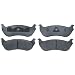 ACDelco 17D881C Professional Ceramic Rear Disc Brake Pad Set