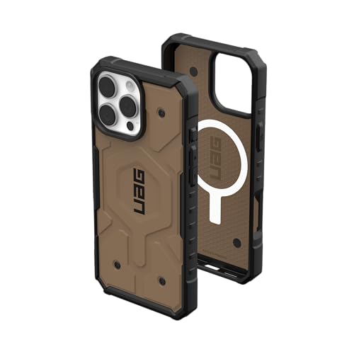 URBAN ARMOR GEAR UAG Designed for iPhone 16 Pro Max Case 6.9 Pathfinder - Compatible with MagSafe Charging Rugged Shockproof Anti-Slip Military Grade Protective Cover, Dark Earth