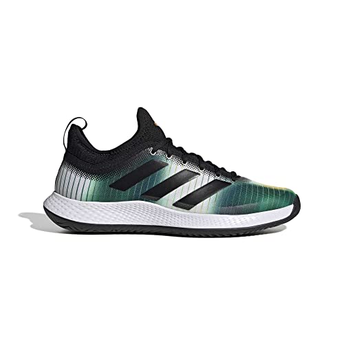 Image of adidas Defiant Generation M, Men's Tennis Shoes, OS, Black - Green, 12 UK