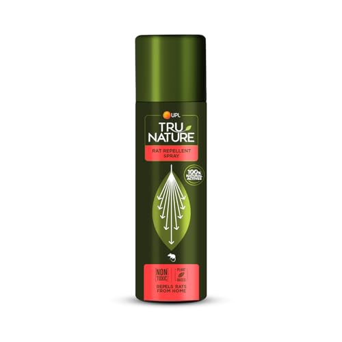 Image of Tru Nature Herbal Rat Repellent Spray - 200 ml for Home | Non-Toxic | Plant Based | 100% Chemical Free | No Kill Only Repel