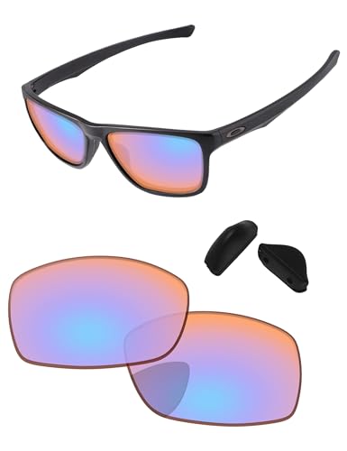 Image of Replacement Lenses & Nose Pieces for Oakley Holston OO9334 Sunglass - Precision Fit, UV Block & Impact Resistant